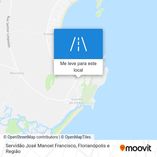 Servidão José Manoel Francisco mapa