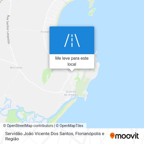Servidão João Vicente Dos Santos mapa