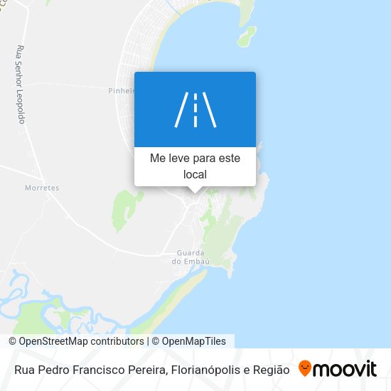 Rua Pedro Francisco Pereira mapa