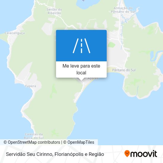 Servidão Seu Cirinno mapa