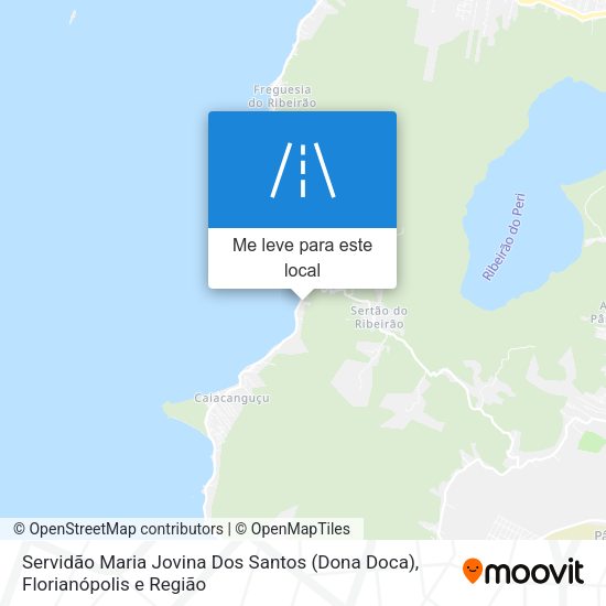 Servidão Maria Jovina Dos Santos (Dona Doca) mapa