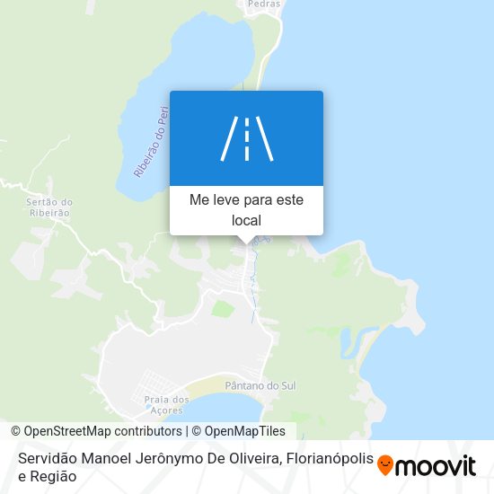 Servidão Manoel Jerônymo De Oliveira mapa