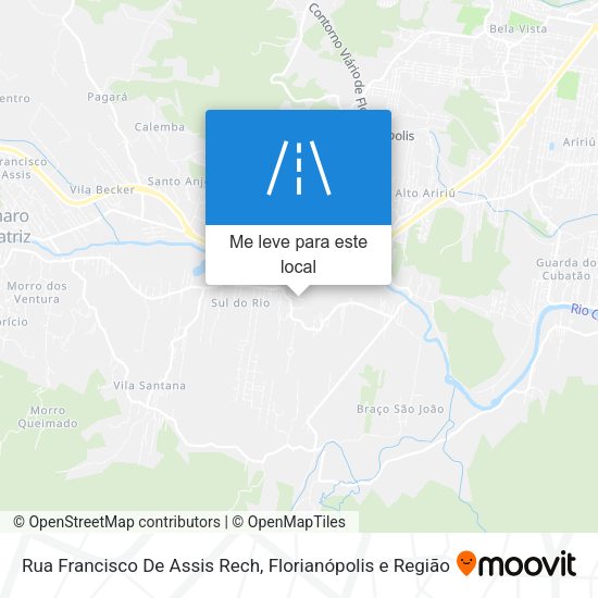 Rua Francisco De Assis Rech mapa