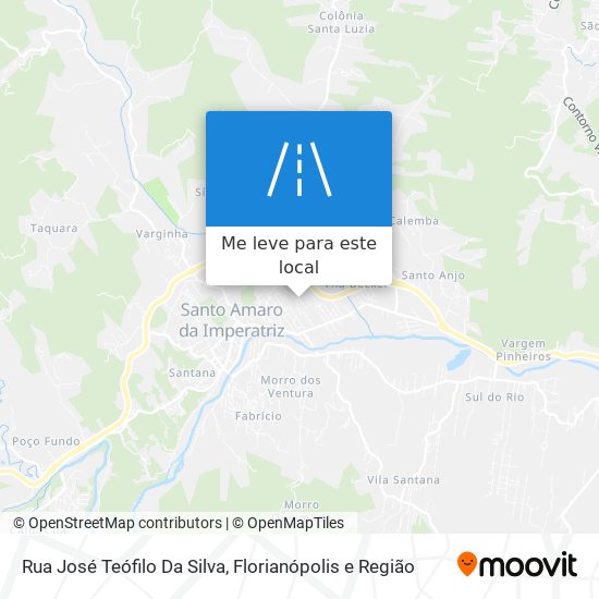 Rua José Teófilo Da Silva mapa