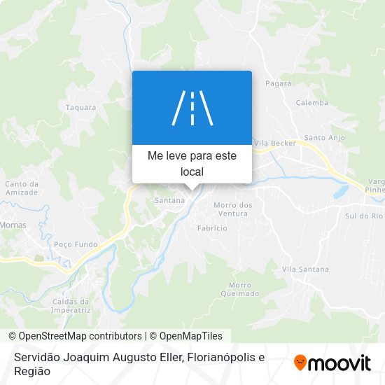 Servidão Joaquim Augusto Eller mapa