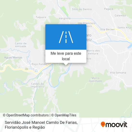 Servidão José Manoel Camilo De Farias mapa