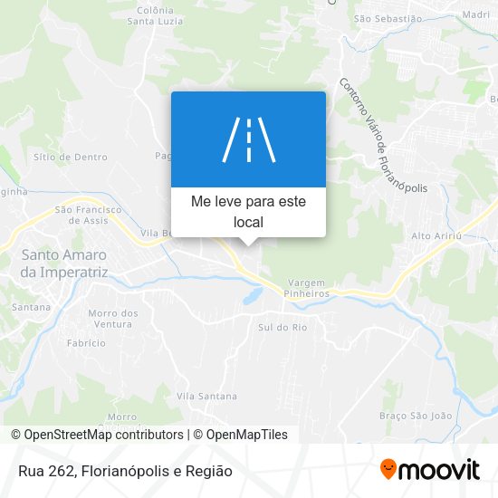 Rua 262 mapa