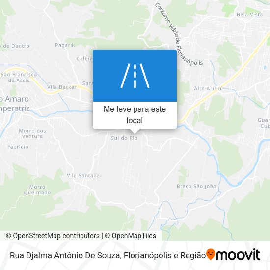 Rua Djalma Antônio De Souza mapa