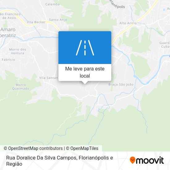 Rua Doralice Da Silva Campos mapa