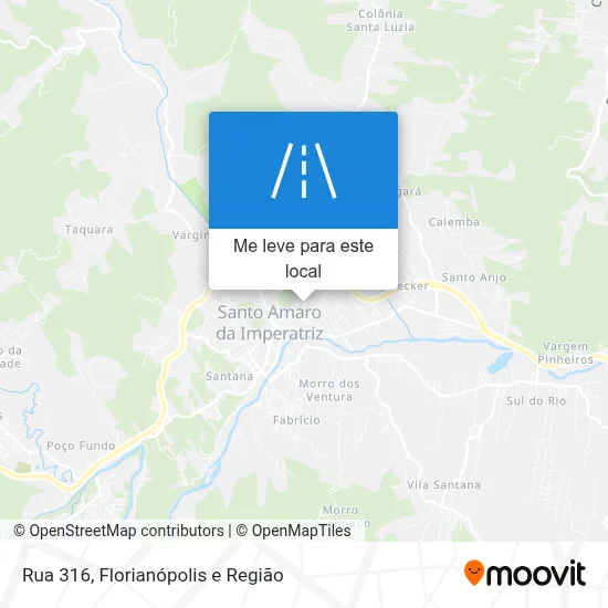 Rua 316 mapa