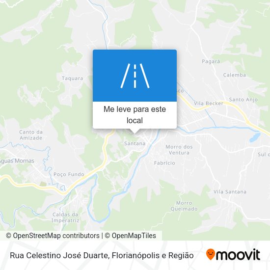 Rua Celestino José Duarte mapa