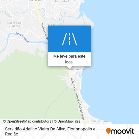 Servidão Adelino Vieira Da Silva mapa