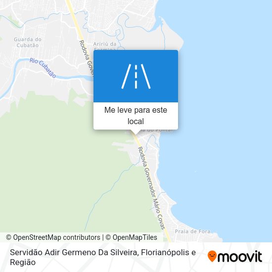 Servidão Adir Germeno Da Silveira mapa