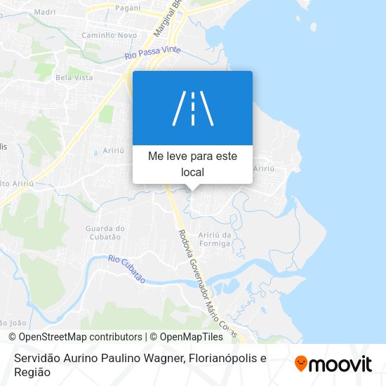 Servidão Aurino Paulino Wagner mapa