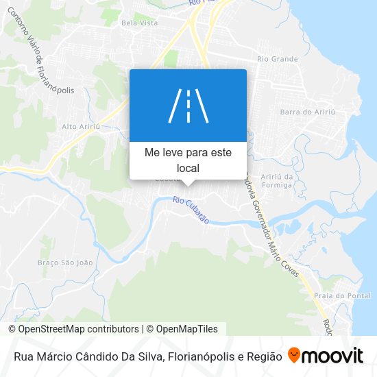 Rua Márcio Cândido Da Silva mapa
