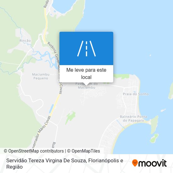 Servidão Tereza Virgina De Souza mapa