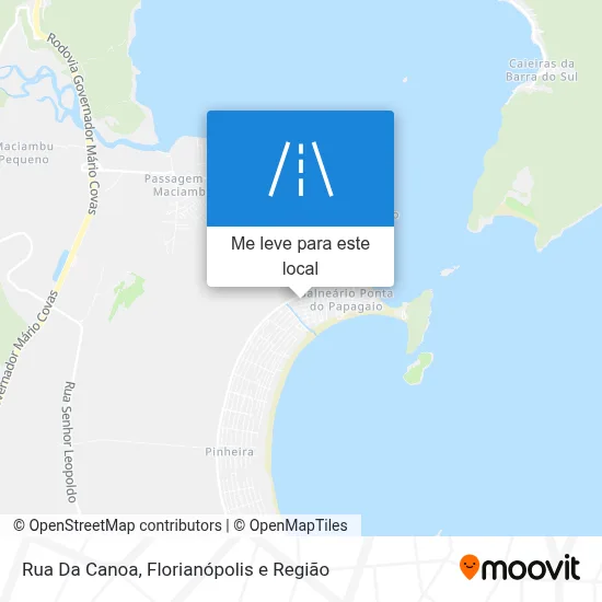 Rua Da Canoa mapa
