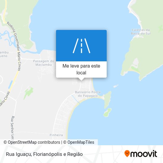 Rua Iguaçu mapa