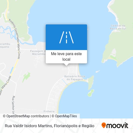 Rua Valdir Isidoro Martins mapa