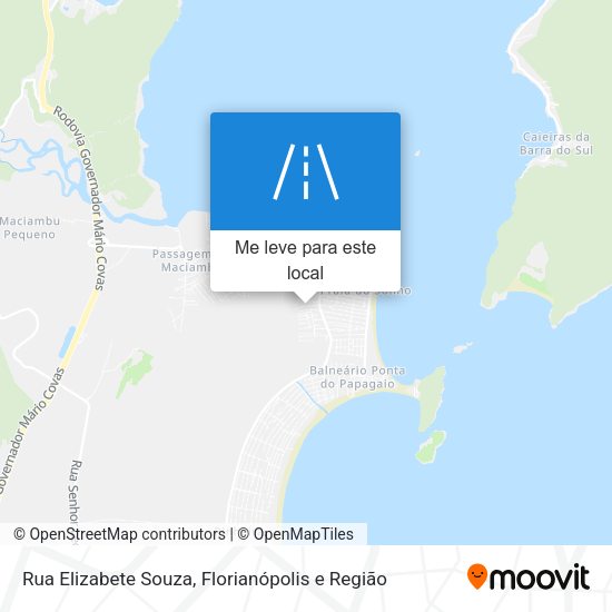 Rua Elizabete Souza mapa