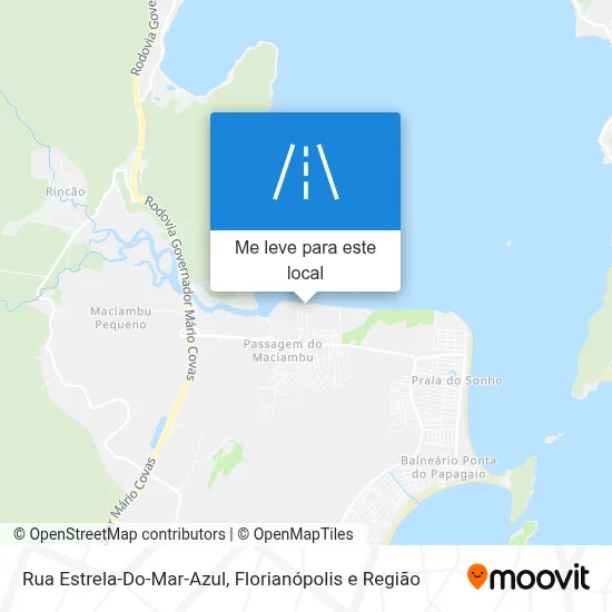 Rua Estrela-Do-Mar-Azul mapa