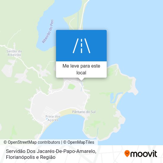 Servidão Dos Jacarés-De-Papo-Amarelo mapa