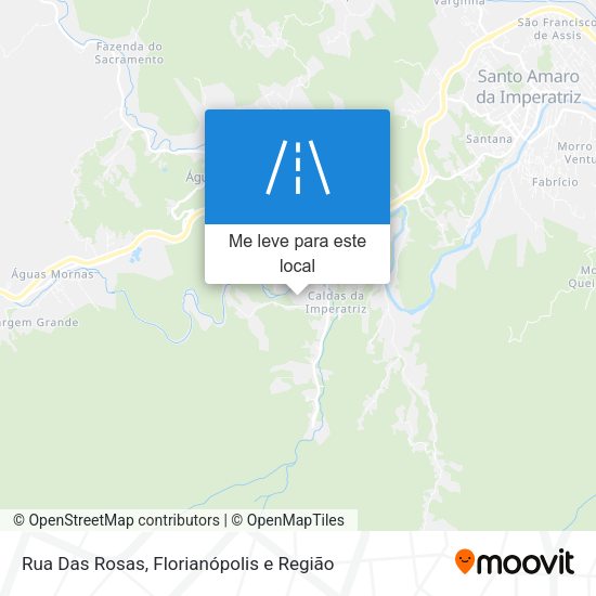Rua Das Rosas mapa