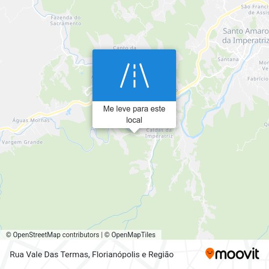 Rua Vale Das Termas mapa