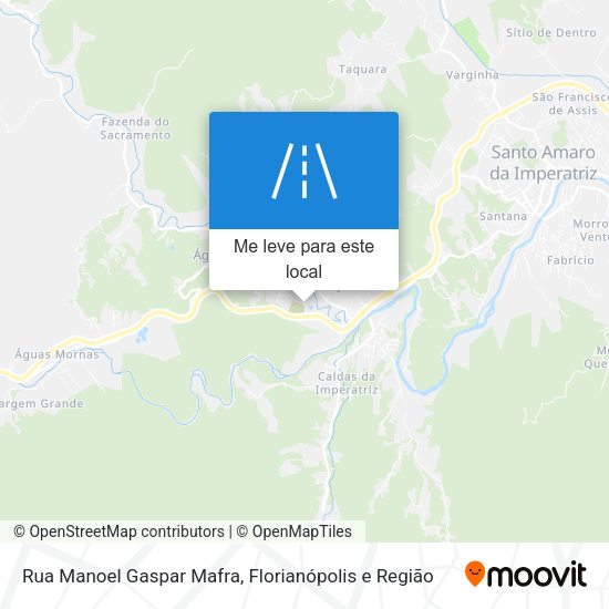Rua Manoel Gaspar Mafra mapa