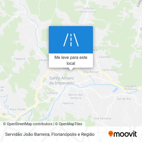 Servidão João Barreira mapa
