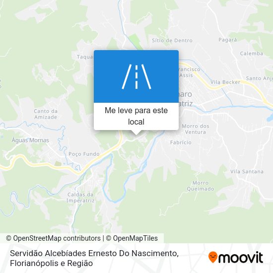 Servidão Alcebíades Ernesto Do Nascimento mapa