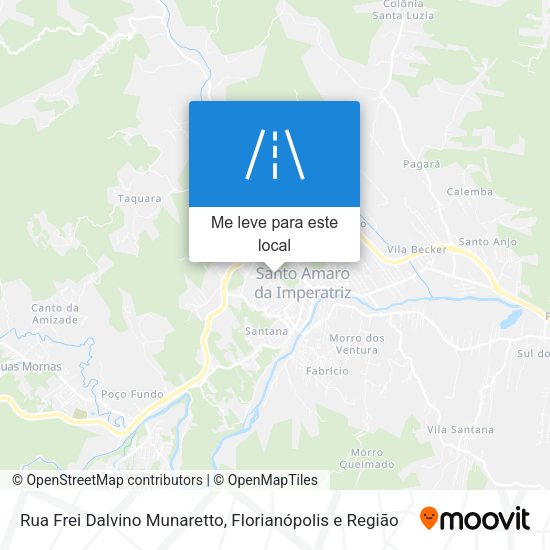 Rua Frei Dalvino Munaretto mapa