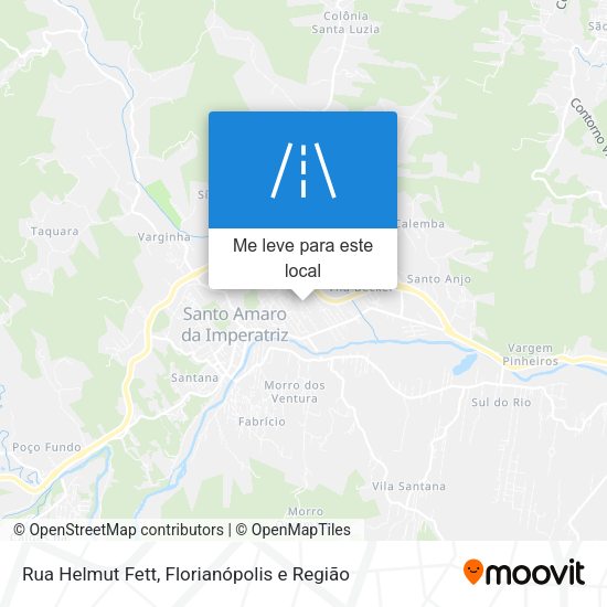 Rua Helmut Fett mapa