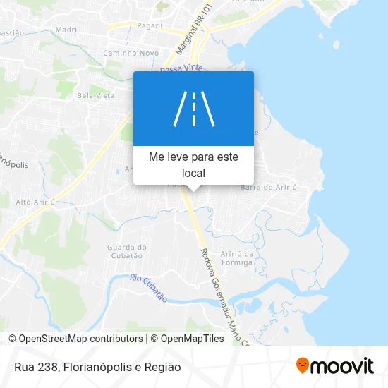 Rua 238 mapa