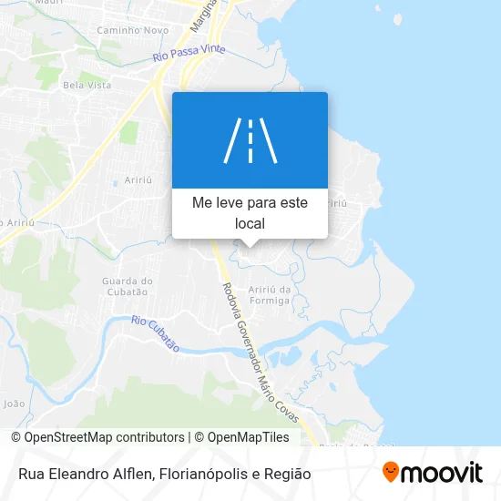 Rua Eleandro Alflen mapa