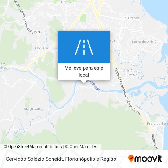 Servidão Salézio Scheidt mapa