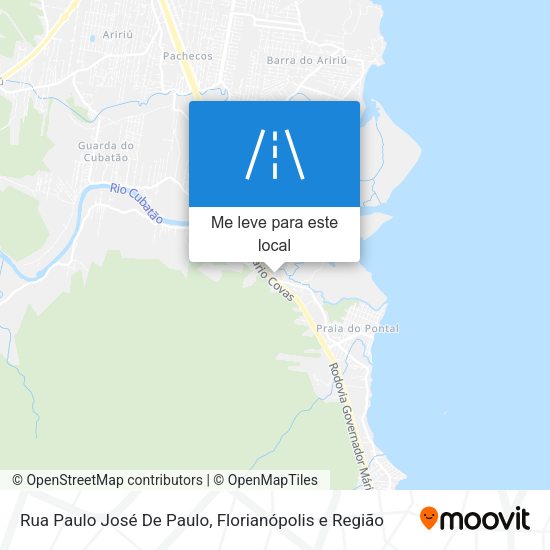 Rua Paulo José De Paulo mapa