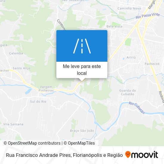 Rua Francisco Andrade Pires mapa