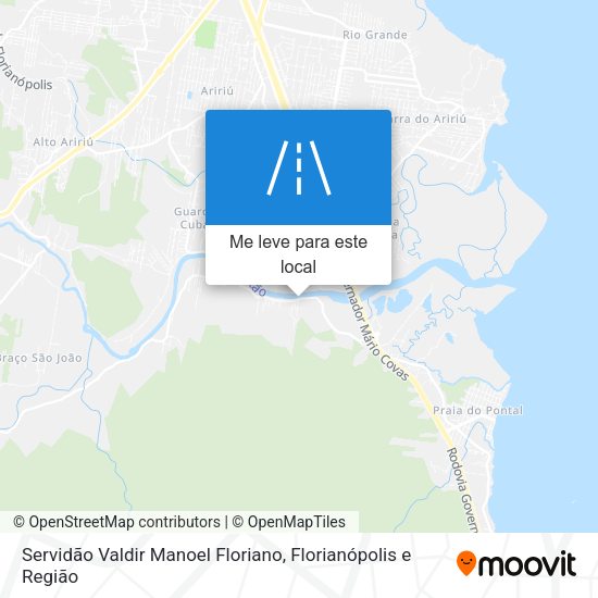 Servidão Valdir Manoel Floriano mapa