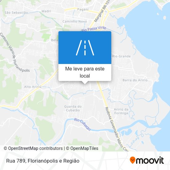 Rua 789 mapa