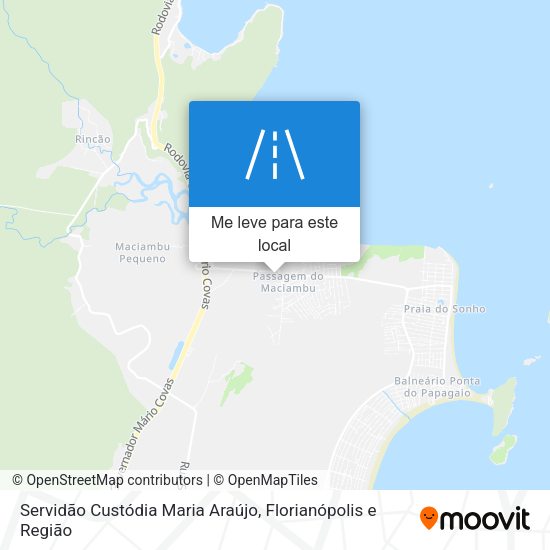Servidão Custódia Maria Araújo mapa
