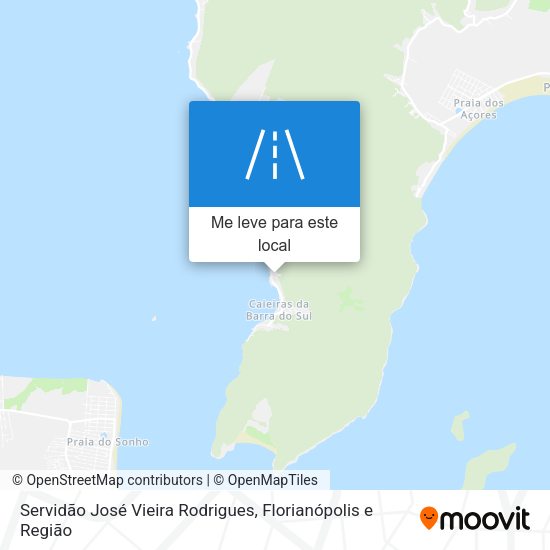 Servidão José Vieira Rodrigues mapa