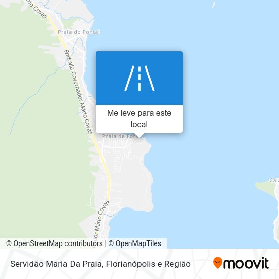 Servidão Maria Da Praia mapa