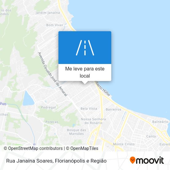 Rua Janaína Soares mapa