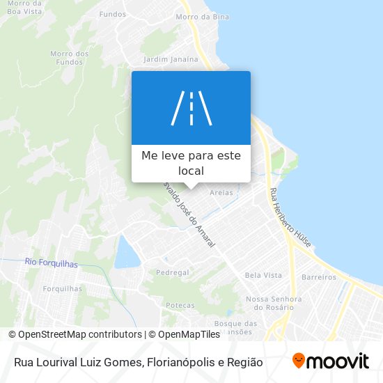 Rua Lourival Luiz Gomes mapa