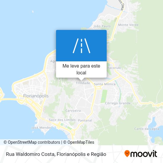Rua Waldomiro Costa mapa