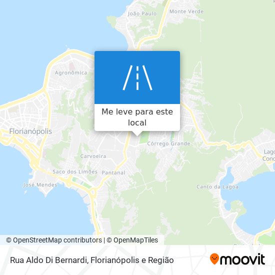 Rua Aldo Di Bernardi mapa