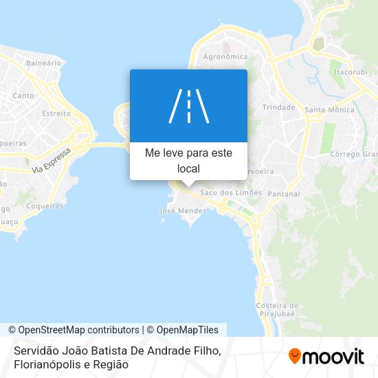Servidão João Batista De Andrade Filho mapa