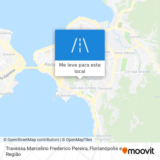 Travessa Marcelino Frederico Pereira mapa