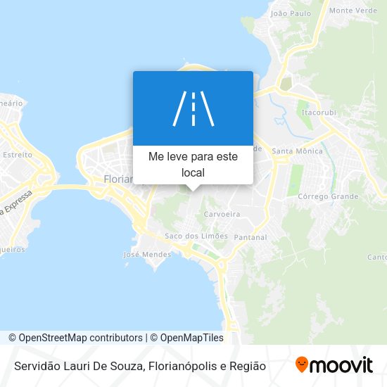 Servidão Lauri De Souza mapa